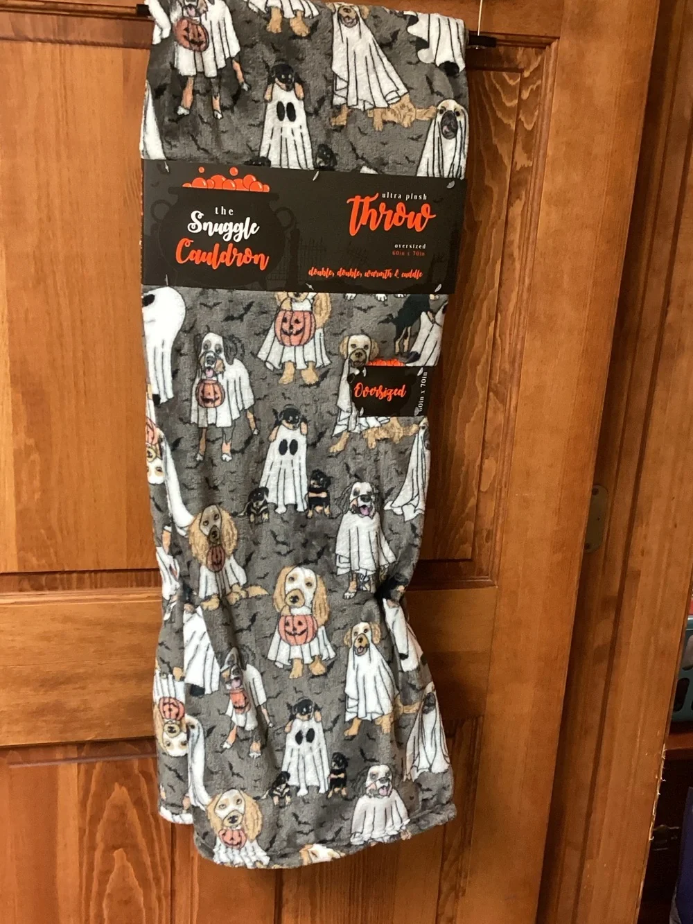 Halloween Ghost Dog Blanket 👻